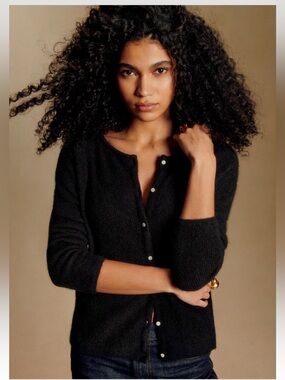 Sezane Gaspard Cardigan Black - Size S